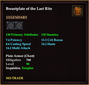 Breastplate of the Last Rite