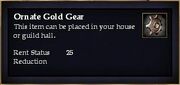 Ornate Gold Gear