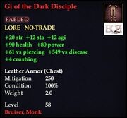 Gi of the Dark Disciple