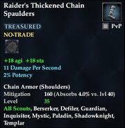 Raider's Thickened Chain Spaulders