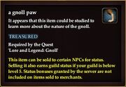 A gnoll paw