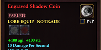 Engraved Shadow Coin