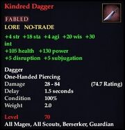 Kindred Dagger