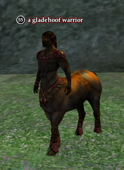 A gladehoof warrior