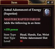 Astral Adornment of Energy (Superior)