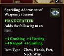 Sparkling Adornment of Weaponry (Lesser)