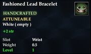 Fashioned Lead Bracelet
