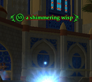 A shimmering wisp