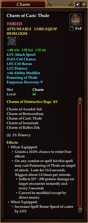Charm of Cazic Thule