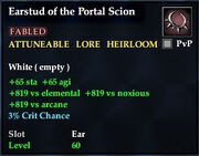 Earstud of the Portal Scion
