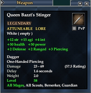 Queen Bazzt's Stinger