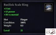 Basilisk Scale Ring