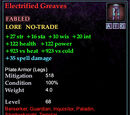 Electrified Greaves