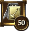 Icon Achievement ribbon gray rect gold hammer 50.png