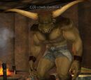A burly Gorehorn