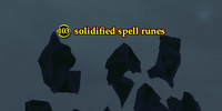 Solidified spell runes