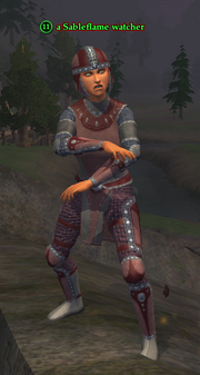 A Sableflame watcher (Darklight Wood)