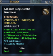 Kaborite Bangle of the Gaurdians