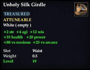 Unholy Silk Girdle