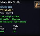 Unholy Silk Girdle