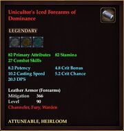 Unicultor's Iced Forearms of Dominance
