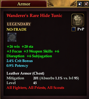 Wanderer's Rare Hide Tunic