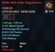 Battle Belt of the Ragebourne