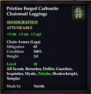 Carbonite Chainmail Leggings