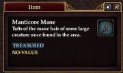Manticore Mane