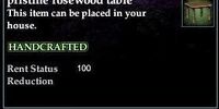 Rosewood Table