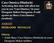 Cara Omnica (Warlock)