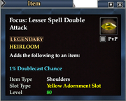 Focus- Lesser Spell Double Attack