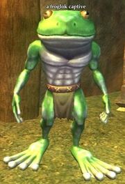 A froglok captive