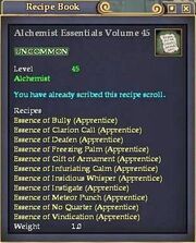 Alchemist Essentials Volume 45