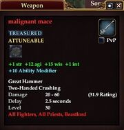 Malignant mace