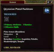 Qeynosian Plated Pauldrons