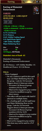 Earring of Elemental Enslavement