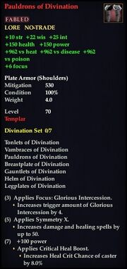 Pauldrons of Divination