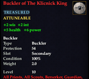Buckler of The Klicnick King