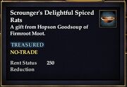 Scrounger's Delightful Spiced Rats