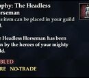 Trophy: The Headless Horseman