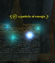 A particle of energis