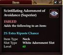 Scintillating Adornment of Avoidance (Superior)