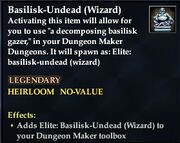 Basilisk-Undead (Wizard)