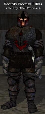 Security Foreman Palius