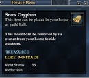 Snow Gryphon (House Item)