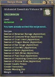 Alchemist Essentials Volume 28
