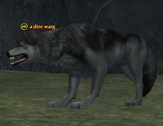 A dire warg