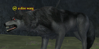 A dire warg