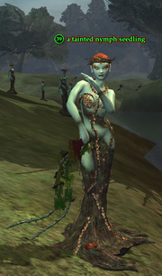 A tainted nymph seedling